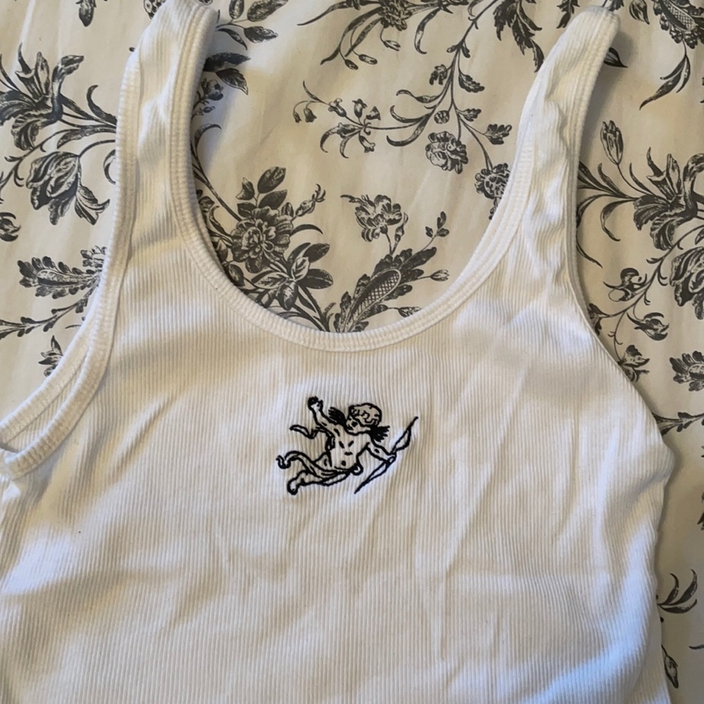 Hollister cherub angel top tank top hot topic emo goth scene Spencer’s tik tok